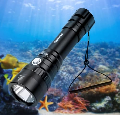 Wurkkos WK20S Dive Light Rechargeable, 2000 Lumen Scuba Diving Light IPX8