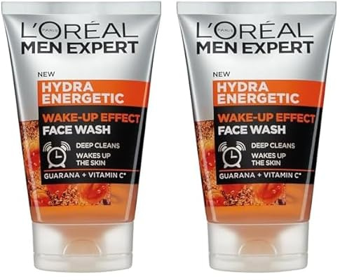 L'Oreal Men Expert Hydra Energetic Wash, 100ml (Pack of 2)