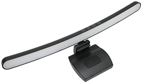 SUNGOOYUE Lampe de Moniteur D'ordinateur, Barre Lumineuse D'écran de Gradation Tactile Optique Asymétrique Réglable avec 7 Couleurs RVB pour écran incurvé