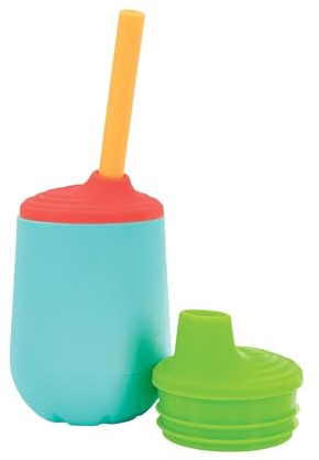 Nuby Tasse d’apprentissage | Silicone | 3 étapes | 120ml | 6+ Mois