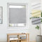 Jalousiescout Plissee Klemmfix ohne Bohren—Jalousie 110x130cm grau Sichtschutz Fenster Sonnenschutz, Lichtdurchlässig Faltrollo für Fenster & Tür, Basis-Vliesstoff Pure Plissee