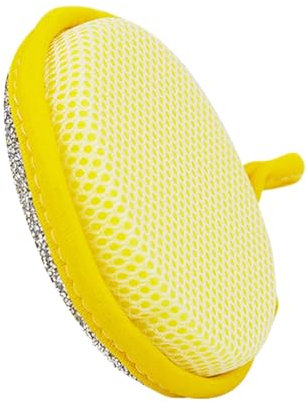 Spugnette rotonde per piatti – Spugna riutilizzabile per lavare i piatti | Spugne multiuso da cucina assorbenti | Panno per lavare i piatti | Scrub antigraffio | Strumenti di pulizia della cucina per