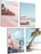 mojoliving Deko Maritim Bilder Set Poster Natur Bilder Natur Strand Muschel Ostsee Deko Nordsee Deko Bild Meer Dune beige Meer Maritime Bilder Landschaft (Beach Turtle)