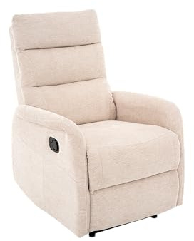 ASTAN HOGAR Sillón Relax con Reclinación Manual, Tejido Waterproof, Modelo Duke AH-AR31300BG