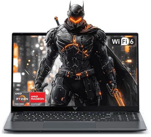 ACEMAGIC Gaming Laptop Computer - 2025 Latest 15.6 Inch FHD Display Laptop with AMD Ryzen 7 5700U Processor up to 4.3GHz, 16GB RAM DDR4 1TB NVMe PCIe 3.0 SSD Gaming Notebook, Lightweight