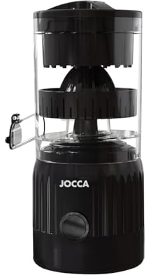 JOCCA- Exprimidor Automático Elegance Portátil Recargable, Exprimidor Eléctrico sin Esfuerzo, Zumo Natural sin Residuos, Batería 2600 mAh, Diseño Compacto