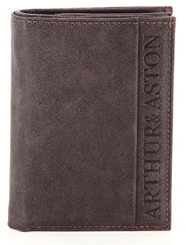 Arthur et Aston - Portefeuille homme en cuir (1438-800) taille 12 cm
