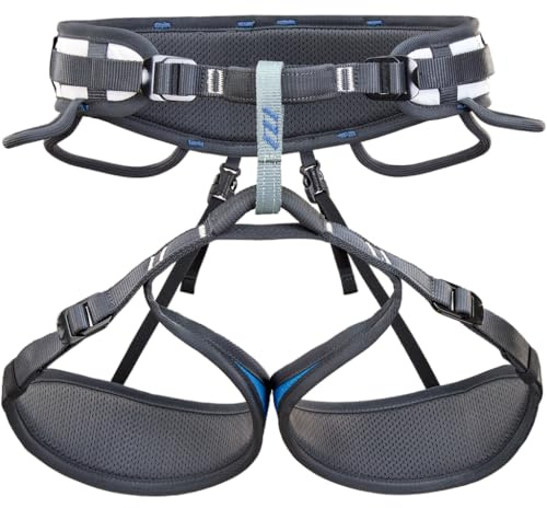 Climbing Technology Ascent Climbing Harness Blue/Silver L/XL