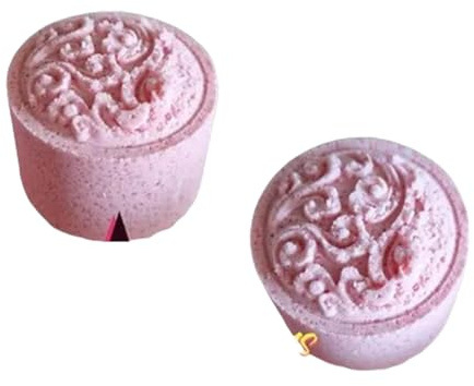 Light Your Way Candles | Strong Scented | Shower Steamers | Cherry Bakewell Scented | for Shower | Two in A Box