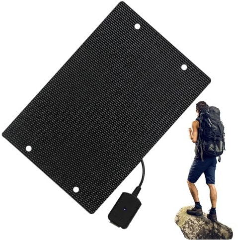 Solar Panel Charger, Compact Charging Panels, 7.8x5.24 Inches, Portable Outdoor Power Device Smartphones Tablets, Tablet Solar Charging for Camping and Travel (Multicolor)