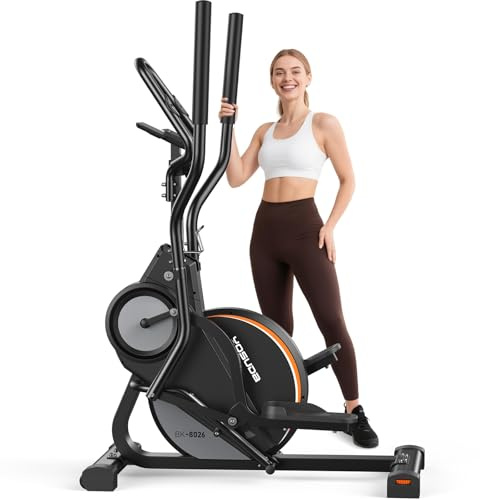 YOSUDA Crosstrainer för hemmet, 3-i-1 elliptisk tränare + quiltare + stairmaster