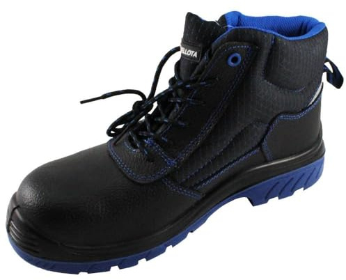 Bellota 7230744S3 - Botas de Seguridad de Hombre y Mujer (Talla 44) de Piel Hidrofugada, Acolchada y Horma Extra Ancha