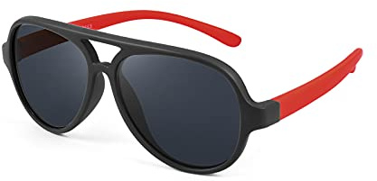 FEISEDY Kids Polarised Sunglasses for Boys Girls Toddler Age 3-14 B2789