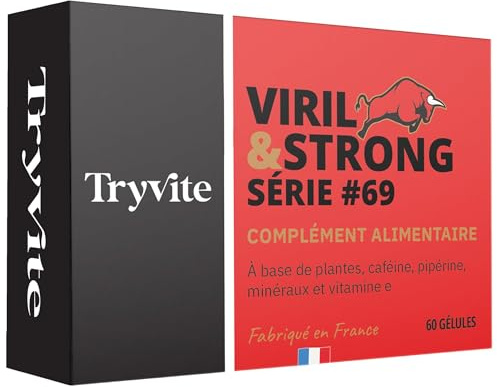 TRYVITE | Formule pour Homme actifs | 60 Gélules | Avec Ginseng -MACA- Guarana - Zinc