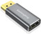 4K DisplayPort to HDMI Adapter, DP to HDMI Converter Video UHD 2K@120Hz,4K@30 DP to HDTV Male to Female Uni-Directional adapter Compatible for Dell, Lenovo, HP, AMD, GPU, NVIDIA 1pcs (grey)