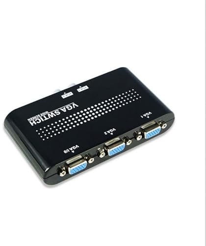 2-i-1 Out VGA manuell delning väljare switchbox VGA switch splitter omvandlare adapter för projektor bärbar dator TV PC
