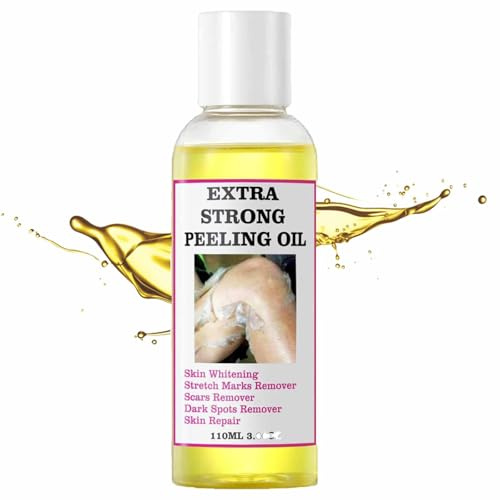 Exfoliating Yellow Peeling Oil, Body Solution for Extra Strength Exfoliation, Yellow Peeling Oil Extra Strong Whit-ening, Chemical Peel at Home (1, 110ml)