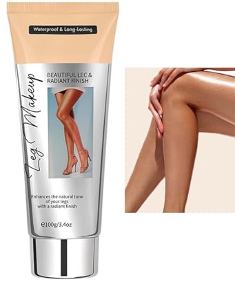 Clawrex Bein Make Up Wasserfest, Body Coverage Perfector für Bein, Wasserfest Körper und Bein Make Up, Abdeckcreme Für Krampfadern, Lang Anhaltend, Concealer, Flawless Skin Perfecting(Dark Brown)