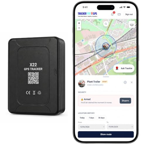 GPS Vehicle Tracker For Car, Van,Truck In Real Time Magnetic Mount Portable | Live Global Coverage With Armed Theft Protection Alerts, 365 Days Journey, Built-in AI Assistant, Low Monthly Subscription