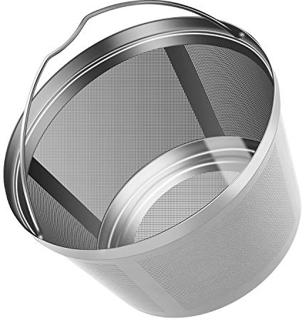 Stainless Steel Reusable Coffee Filters Basket 8 12 Cup Sturdy Permanent Coffee Filter fit for Mr. Coffee Black,Decker Coffee Makers 8 12 cups