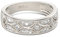 Jeulia 925 Sterling Silber Ringe Milgrain Rundschliff Damen Band Jubiläum Versprechen Ringe mit Schmuckschatulle für Sie Frauen Mädchen (Silber, 63(20.2))