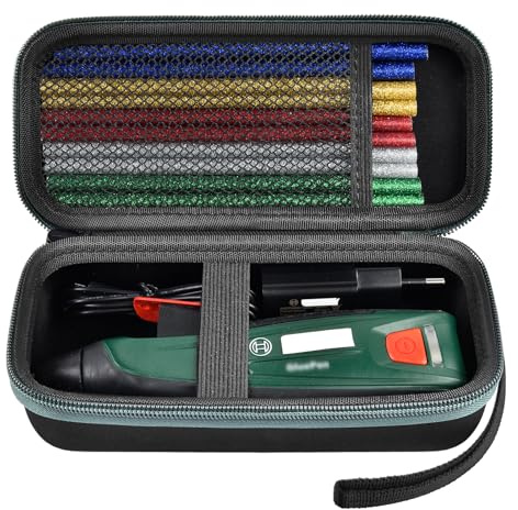 casmilee Hartschalen-Tasche für Bosch GluePen Heißklebepistole