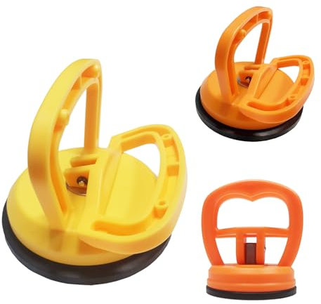 Mulcort Extracteur de bosses pour voiture, lot de 3 kits pour enlever les bosses, poignée de levage puissant extracteur de bosses pour voiture, ventouse et kit de réparation