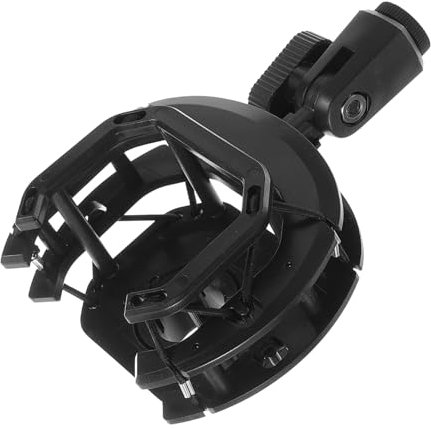 DIKACA Mic Shock Mount Holder Vibration Isolation for Recording Compact Design Ideal for Bars Stages Offices