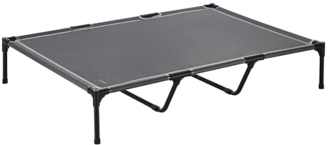 VEVOR Cama Elevada para Perros 1220 x 910 x 230 mm Estructura de Metal Malla Transpirable Cama para Mascotas Portátil Carga de 60 kg para Mantener Frescas a Las Mascotas Interior Exterior, Talla XL