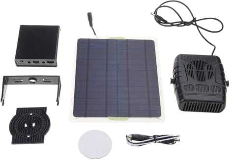 GMBYLBY Solar Power Heater Compact Size For Chicken Coops Greenhouse And Dog House Warm Gear Portable Panel