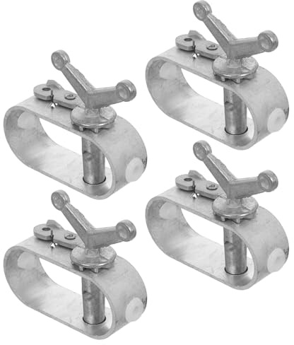 MOTHNUR Tensor de Alambre de Acero 4 Unidades Mini Cabrestante Metálico para Exteriores Herramienta Tensora para Cubiertas de Piscina y Cercas de Jardín Ajustador de Tensión Resistente