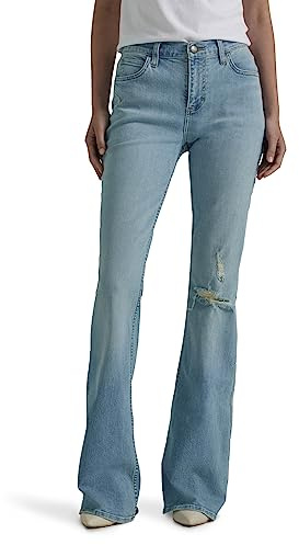 Lee Legendary Jeans Acampanados de Tiro Medio para Mujer, Morning Veil DX, 44