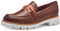 MARCO TOZZI by Guido Maria Kretschmer Damen Slipper mit Blockabsatz Elegant, Braun (Cognac Comb), 38 EU
