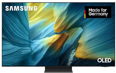 SAMSUNG OLED S95F 55 Zoll (138 cm) 4K Fernseher, Antireflexion, NQ4 AI Gen3 Prozessor, OLED HDR Pro, Gaming Hub, Motion Xcelerator 165Hz, 4K Upscaling, Dolby Atmos, Samsung Vision AI Smart TV