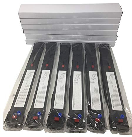 Photosharp Compatible ML8810 Black Ink Ribbon Cartridge Replacement for OKI OKIDATA Microline ML-8810 Series Impact Dot Matrix Printer - Refill Your Printing Supplies (6 Pack)