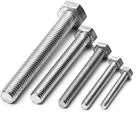 100 Stück M6 x 70 mm Sechskantschrauben Niro Edelstahl A2 VA V2A DIN 933 Maschinenschrauben Gewindeschrauben