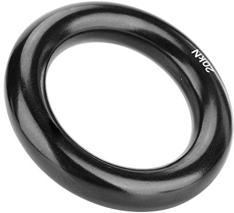Abseilring 20KN Multifunktionaler Aluminium-O-Ring zum Klettern 12 mm Abseilausrüstung für Abseilklettern