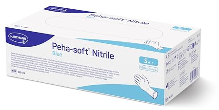 Peha-soft nitrile blue Untersuchungshandschuhe, latex- und puderfrei, Gr; S, 100 Stück