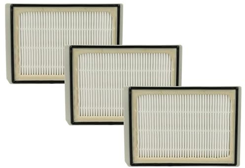 vhbw 3x Filtre compatible avec Bosch BS55, BBZ8 SF 1, BSA1000/03, BSA1100/05, BSA1101/05 aspirateur - Filtre HEPA contre les allergies
