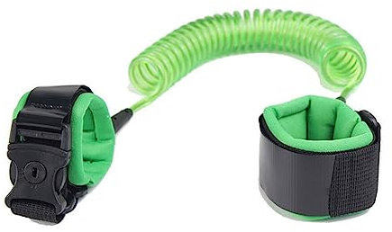 Kinder Sicherheitsleine, 2M Anti-Verlorene Handgelenk Gürtel Leine für Kinder, Baby Anti-verloren Gürtel, 360 ° Drehbar Elastisches Drahtseil Sicherheitsleine für Baby und Kleinkind