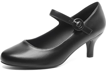 DREAM PAIRS Escarpins Femme Chaussures Habillées à Talons Classique pour Dame Mariage,Size 39,Noir,SDPU2411W