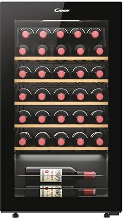 Candy CWC034 Cave à vin 34 bouteilles Noir Classe énergétique G