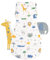 schlummersack Baby Pucksack 2.5 Tog 3-6 Monate – Atmungsaktiver Baumwoll Babyschlafsack – Ergonomischer Swaddle für sicheren Schlaf – Dschungel