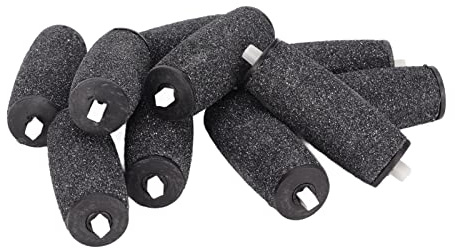 10 Rullo Ricambio per Scholl, Rulli Extra Grossi, Ricariche per Un'efficace Cura dei Piedi, Rulli di ricambio per lima dei piedi, Extra Esfoliante strumento di lucidatura per lima dei piedi