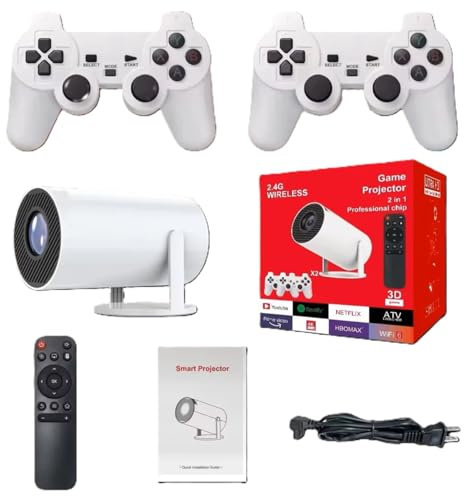 Controller Game HY3000 Projector 4K Native 1080P Android 11 300ANSI Wifi6 BT5.0 Home theater Gaming projector for outdoor