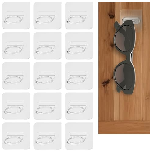 Jiehaojia 48 Piezas de organizador de gafas, soporte para gafas de sol acrílico, soporte para colgar gafas, organizador de gafas de sol