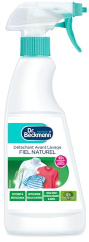Dr. Beckmann - Détachant Avant Lavage Au Fiel de Bœuf - Spray Linge Puissant & Respectueux - Détachant Textile Avant Lavage Idéal Pour Textiles Enfants & Bébés - Sans Eau de Javel - 500ml