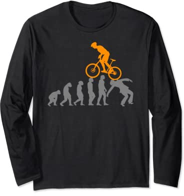 MTB Evolution Bike Mountain Accessories Bicycle Long Sleeve T-Shirt