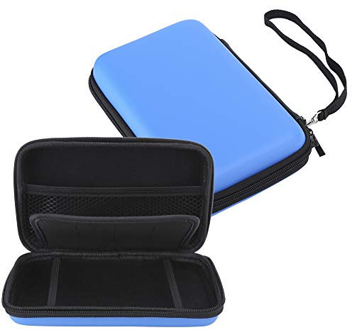 ASHATA Portable Storage Bag for Protective Case Game Console Bag for 3ds XL Game Console (Blue)