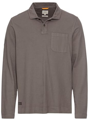 camel active 409820-4p28 Camisa de Polo, Gris (Rock Grey), S Hombres